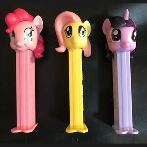 Lot of 3 My Little Pony PEZ dispenser